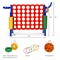 Costway 4-in-A Row Giant Game Set w/Basketball Hoop for Family